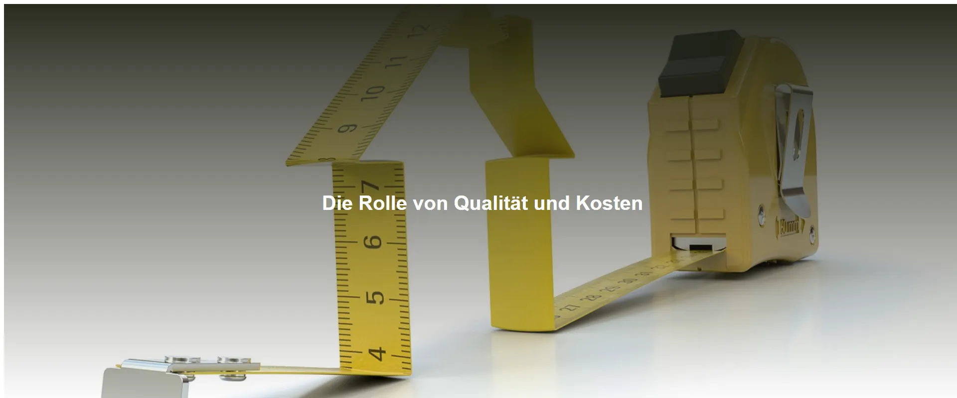 Die Rolle von Qualität und Kosten