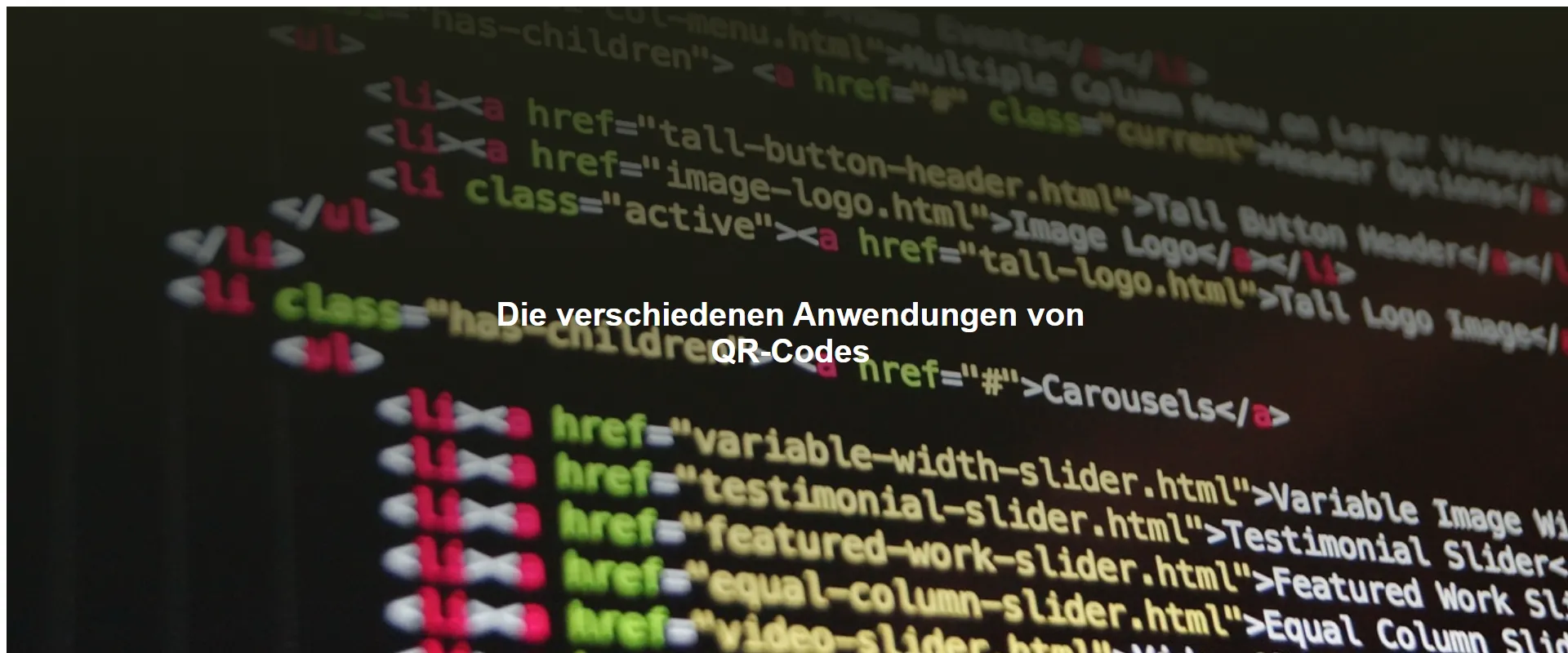 Die verschiedenen Anwendungen von QR-Codes